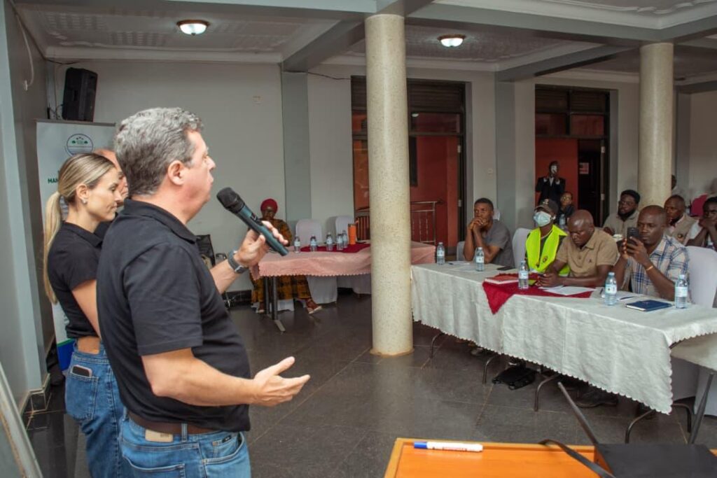 LRE Leaders Address Small-Scale Miners in Kassanda at NEMA’s Invitation