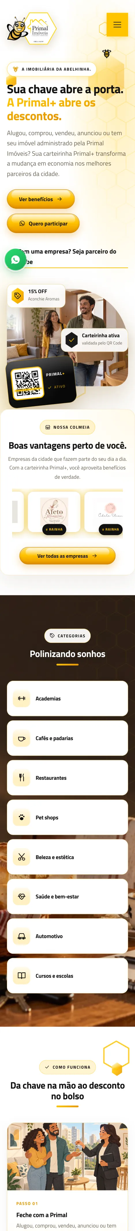 Primal+ no celular
