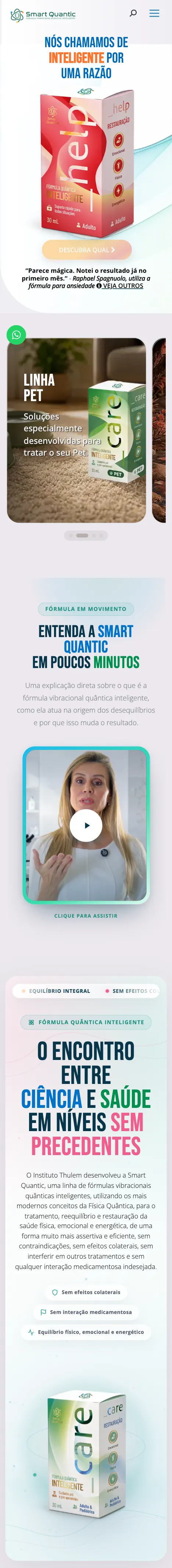 Smart Quantic no celular