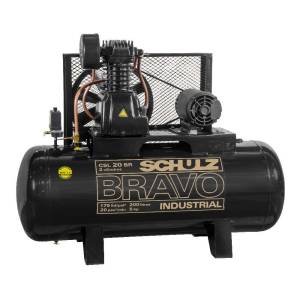 Compressor de Ar SCHULZ BRAVO CSL20BR/200L TRIF 220/380V