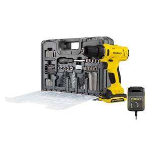 Parafusadeira Impacto STANLEY 12V SCH121S1KA 1,5A Biv + 100 Acess