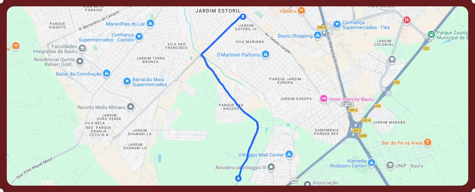 Mapa de localização